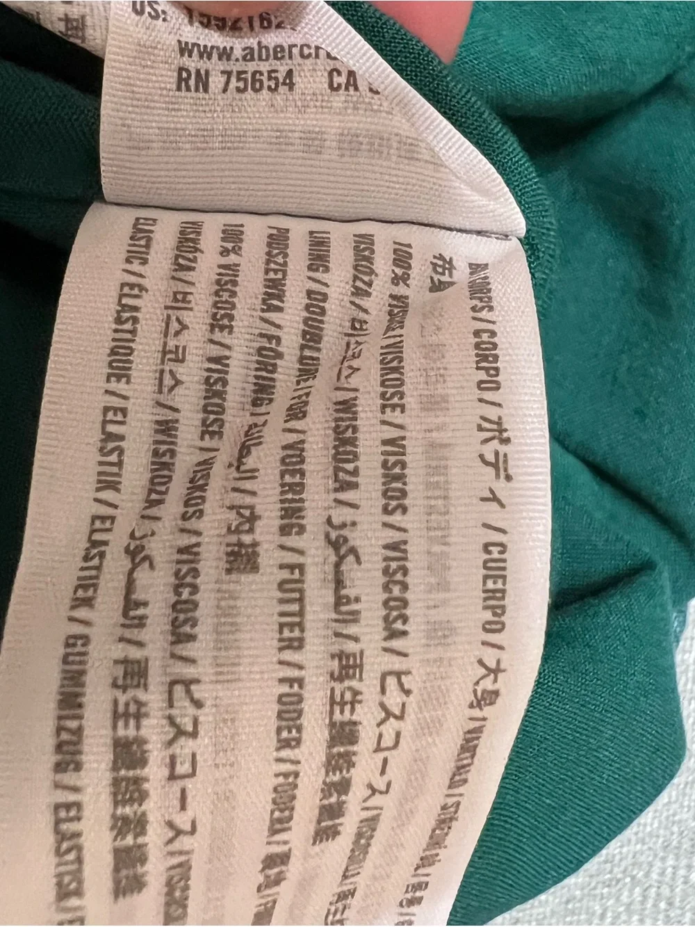 Abercrombie & Fitch dress smoke priced